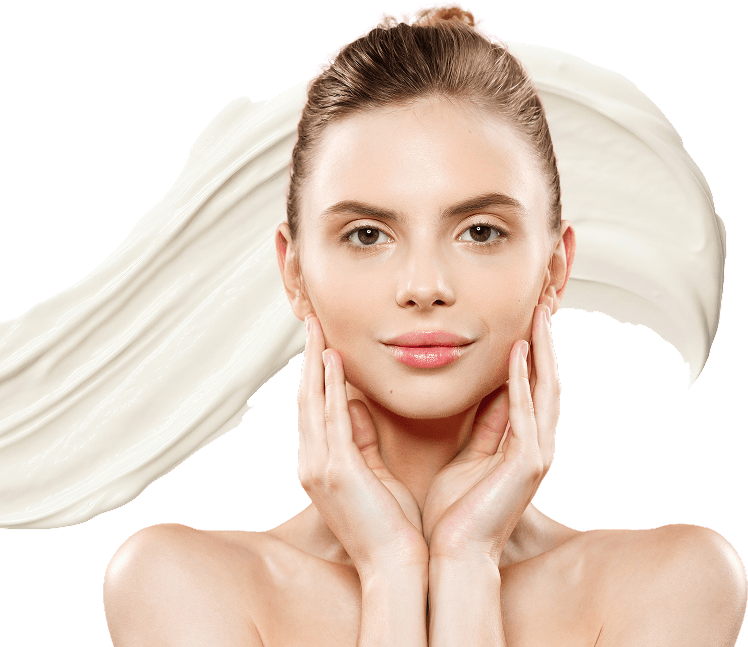 Woman applying Neocell Renewing Cream